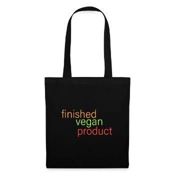 Vegan finished product - Tote Bag - black - Front
