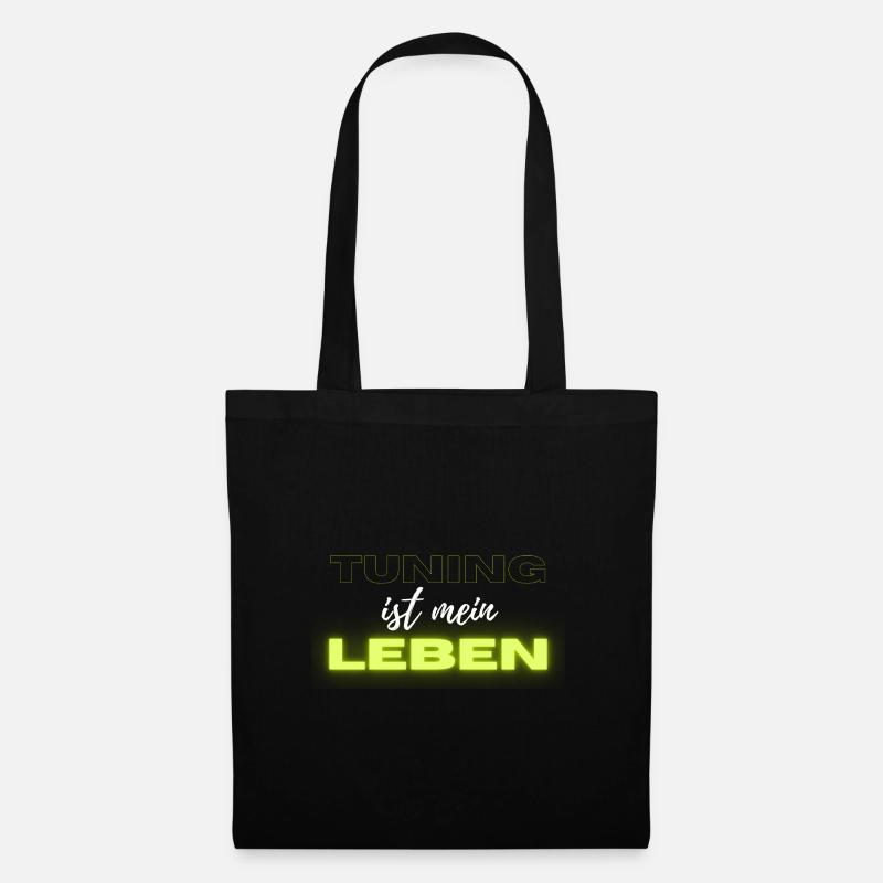 Tuning ist mein Leben - Stoffbeutel - Schwarz
