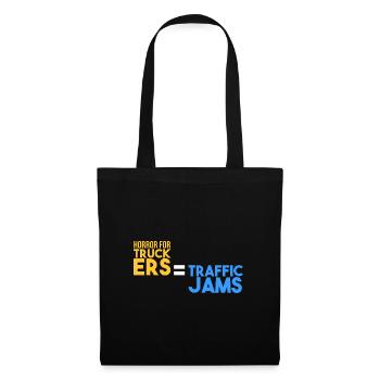 Horror for truckers: traffic jams - Tote Bag - black - Front