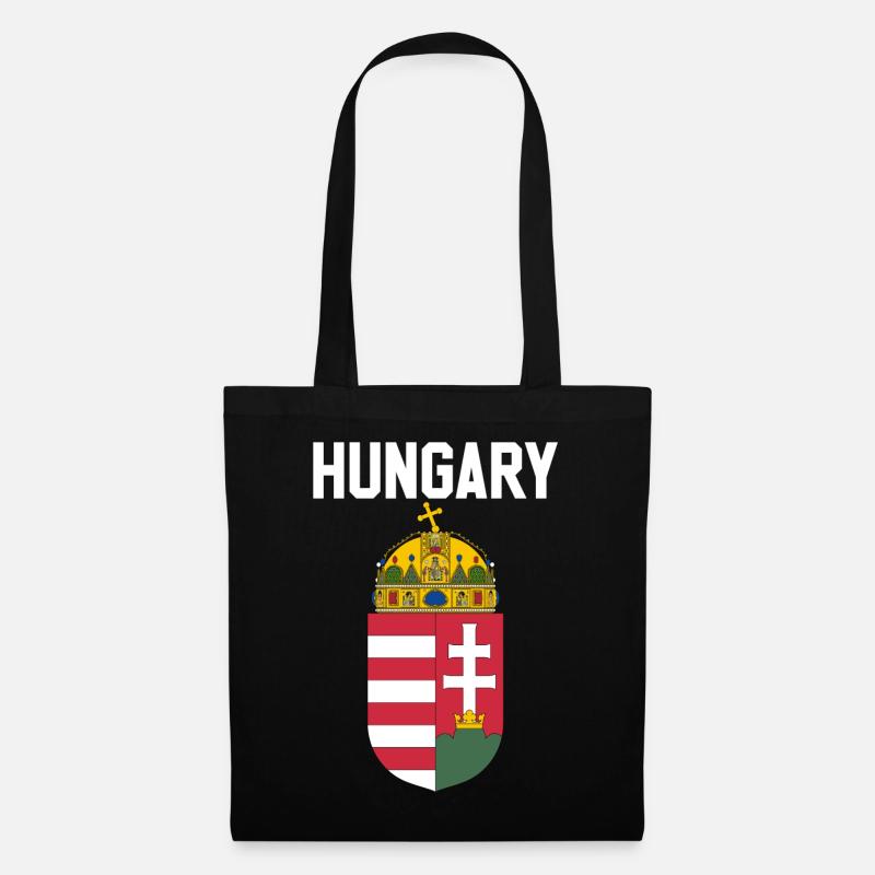 HUNGARY SHIRT - Stoffbeutel - Schwarz