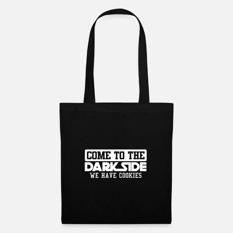 Darkside Cookie Tshirt Wars Geschenkidee - Stoffbeutel - Schwarz