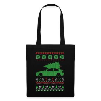 Christmas Ugly Sweater - Stoffbeutel - Schwarz - Vorne