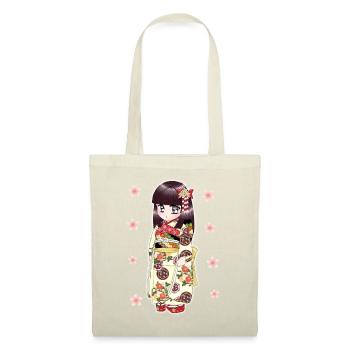 Japanese cute kimono girl - Tote Bag - nature - Front