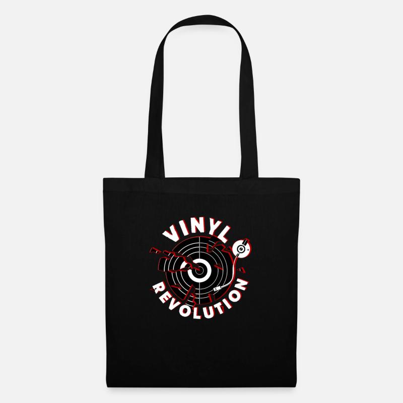Vinyl Revolution - Destroy - Schallplatte - Stoffbeutel - Schwarz