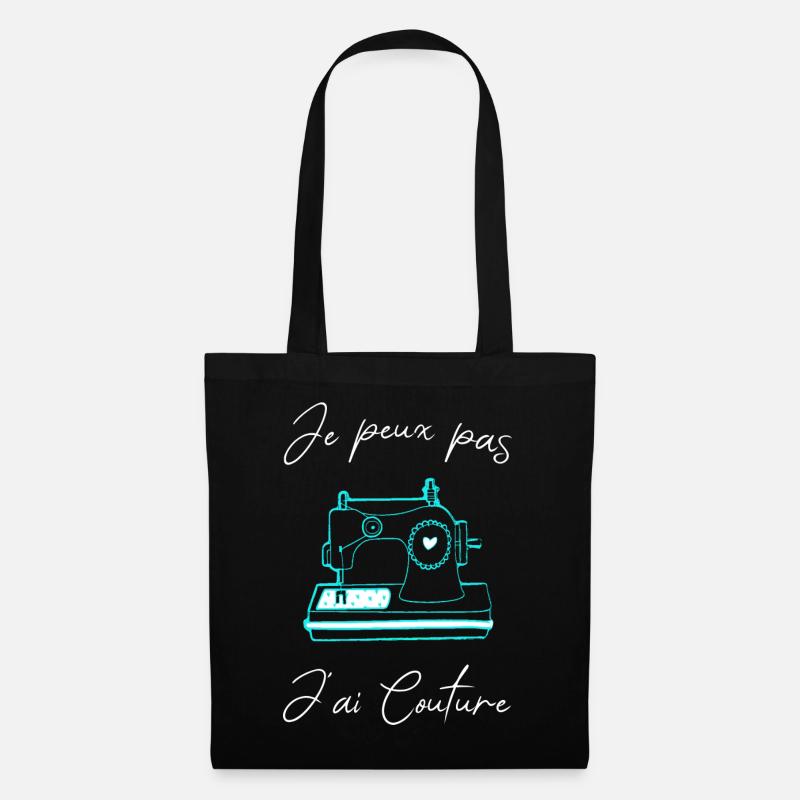 Couture - Sac en tissu - noir