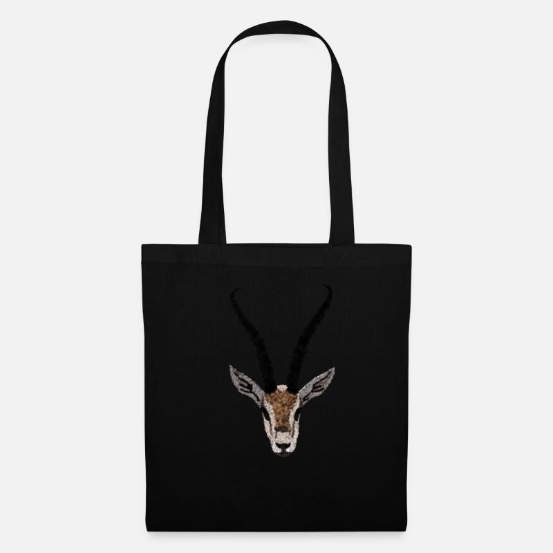 Gazelle - Stoffbeutel - Schwarz