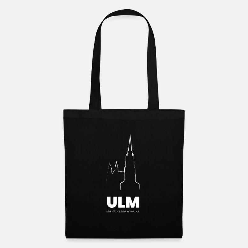 Ulm - Stoffbeutel - Schwarz
