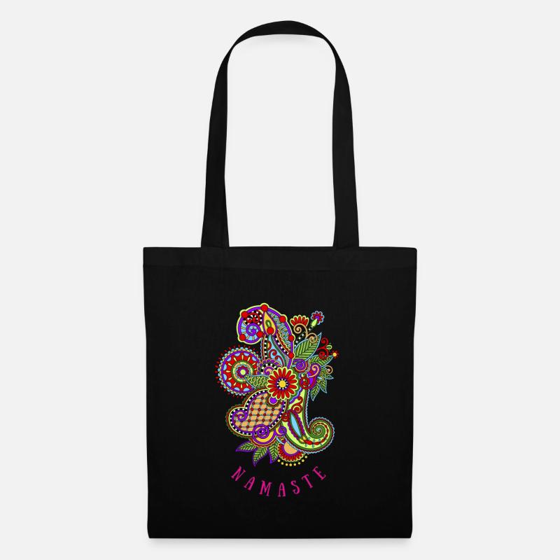 Namaste - Tote Bag - black