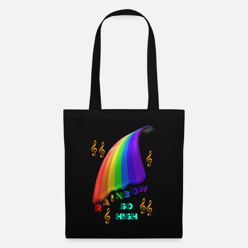 Rainbow Rainbow Rainbow Rainbow - Tote Bag - black