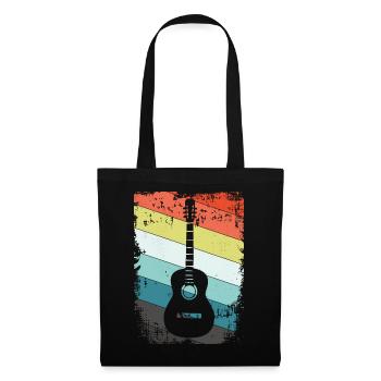 guitar - Tote Bag - black - Front