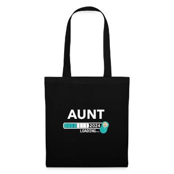 Aunt Loading - Stoffbeutel - Schwarz - Vorne