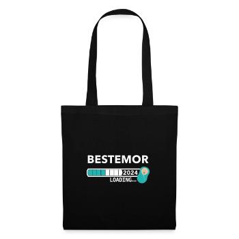 Bestemor2024 - Sac en tissu - noir - Devant