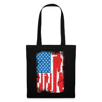 Installer USA Flag - Tote Bag - black - Front