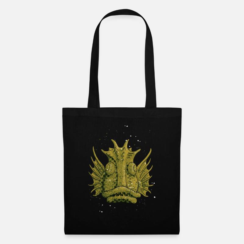 Yellow fish - Tote Bag - black