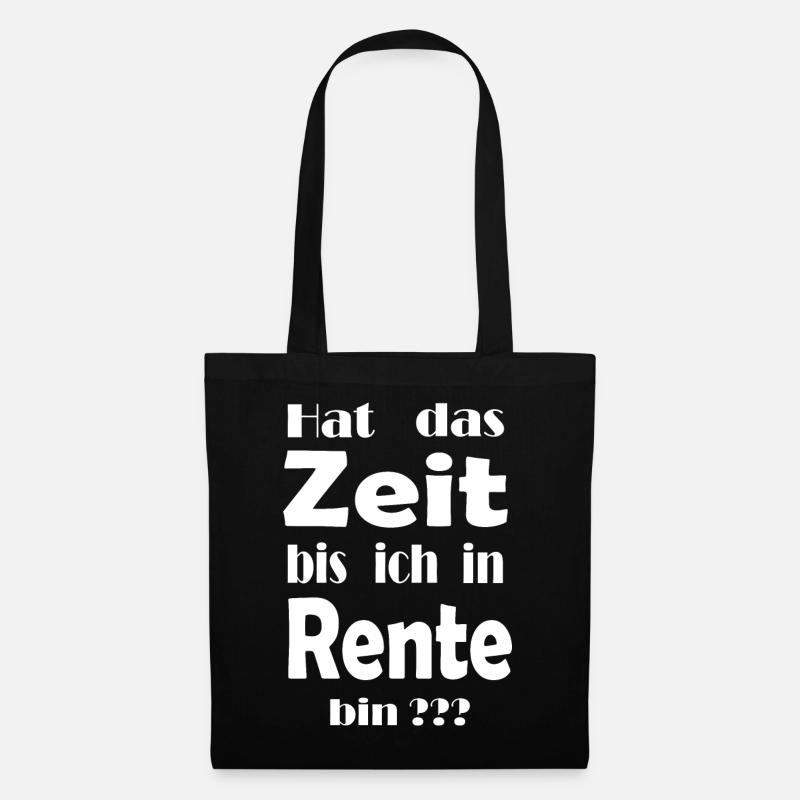 Rente - Stoffbeutel - Schwarz