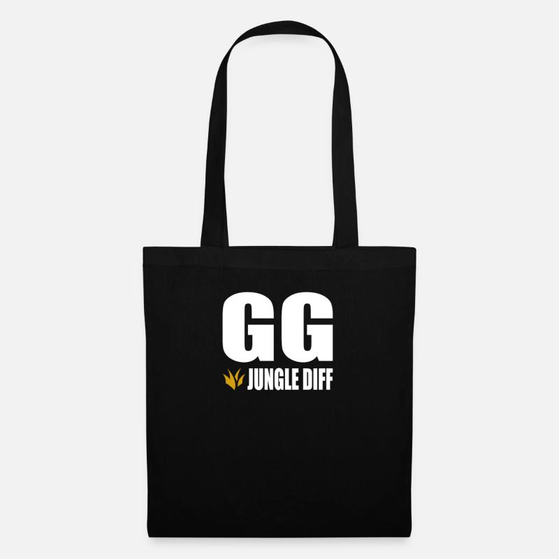 GG Jungle Diff Gamer Gaming - Sac en tissu - noir