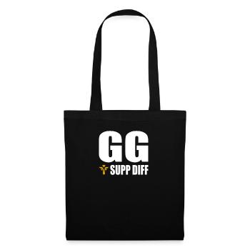 GG Supp Diff Gamer Gaming - Sac en tissu - noir - Devant