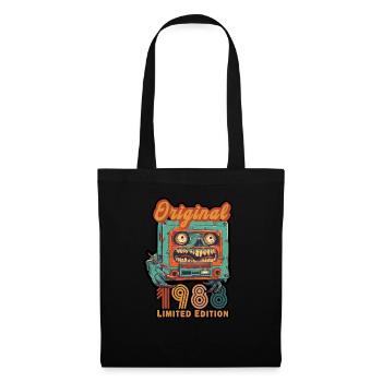 Édition limitée anniversaire 1988 rétro vintage - Sac en tissu - noir - Devant