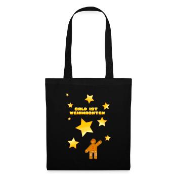 Noël approche à grands pas - Sac en tissu - noir - Devant