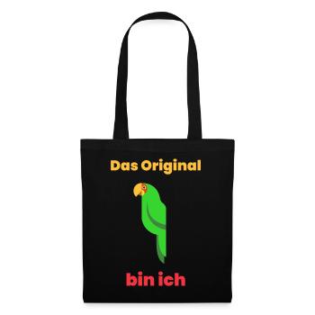L’original, c’est moi - Sac en tissu - noir - Devant