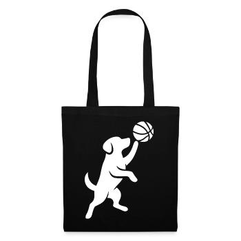 Minimalist Silhouette Basketball Player Throw - Tote Bag - black - Front