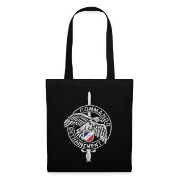 Insigne Commando Forces Spéciales France Graphique - Sac en tissu - noir - Devant