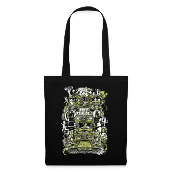 Rave on free TEKNO  - Sac en tissu - noir - Devant