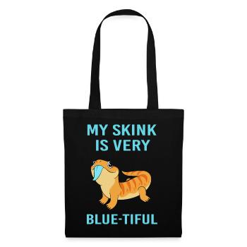 Lizard Blue Tongue - Tote Bag - black - Front