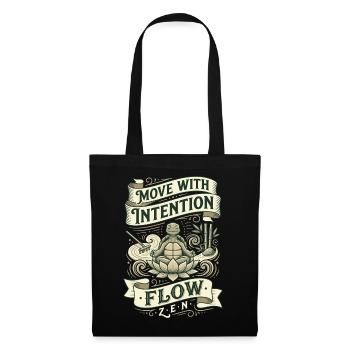 Mouvement avec intention : Zen Flow - Sac en tissu - noir - Devant