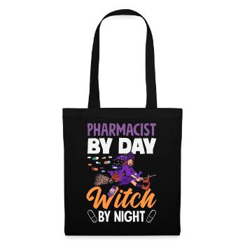 Apotheker Pharmazeutisch-technischer - Stoffbeutel - Schwarz - Vorne