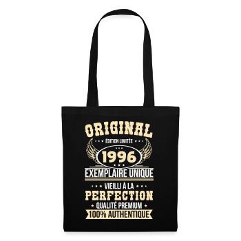 1996 – Exemplaire unique – Qualité premium - Sac en tissu - noir - Devant