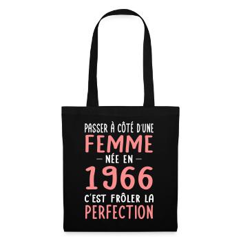 Born in 1966 – Coming close to perfection - Tote Bag - black - Front
