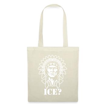 Silhouette du chef autochtone - Sac en tissu - nature - Devant