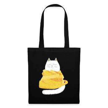 Tagliatelle Cat - Sac en tissu - noir - Devant