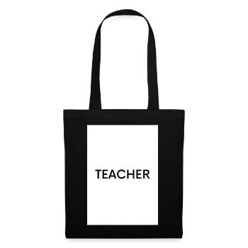 Teacher Berufshumor Design - Stoffbeutel - Schwarz - Vorne
