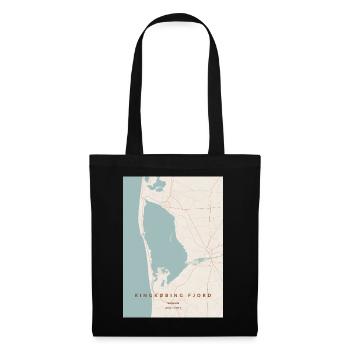 Danemark du fjord de Ringkøbing - Sac en tissu - noir - Devant