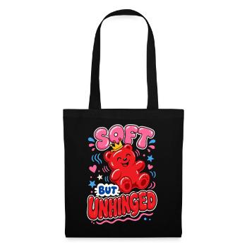 Doux mais déchaîné – Sweet Gummy Bear - Sac en tissu - noir - Devant