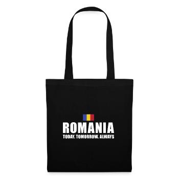 La Roumanie aujourd’hui demain Toujours Roumanie Rugby - Sac en tissu - noir - Devant