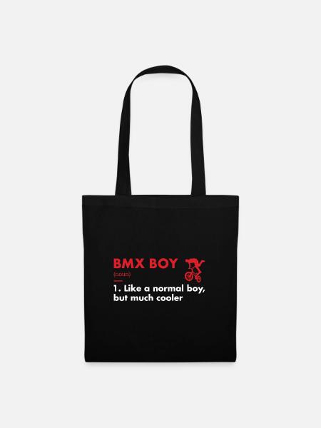 Sport Boy Definition BMX - Stoffbeutel - Schwarz