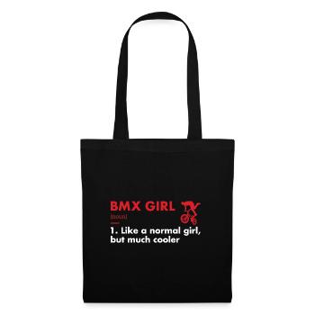 Sport Girl Definition BMX - Tote Bag - black - Front