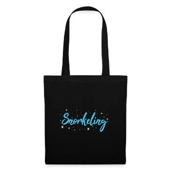 Snorkeler Snorkeling - Sac en tissu - noir - Devant