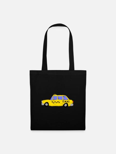 Taxi - Stoffbeutel - Schwarz