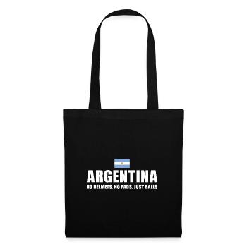 No Helmets No Pads Just Balls Argentina Rugby - Tote Bag - black - Front