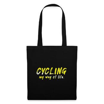 Bicycle bicycles bicycle bicycle bike biker mtb 7 - Tote Bag - black - Front