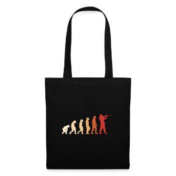 Chasse aux oies Evolution Chasse à l’oie - Sac en tissu - noir - Devant