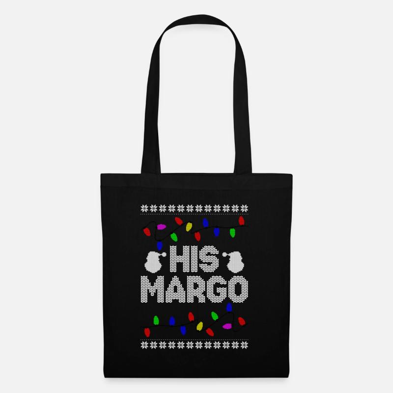 Seine Margo Her Todd Hässliches Weihnachtspaar Passend - Stoffbeutel - Schwarz