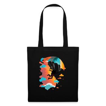 Skydiving art - Tote Bag - black - Front