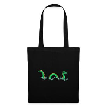 Nessie Lochness T-Shirt - Sac en tissu - noir - Devant