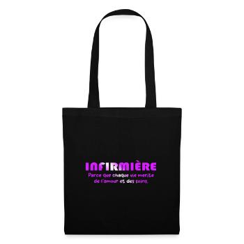 NURSE NURSE DOCTOR HUMOR DRÖLES - Tote Bag - black - Front