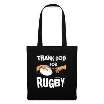 Maillot rugby mains de Michel-Ange - Sac en tissu - noir - Devant